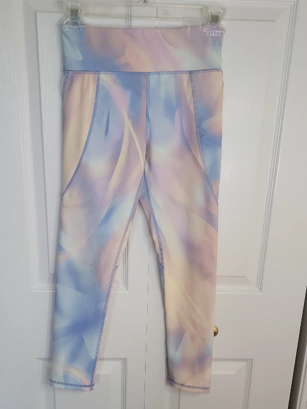 Old Navy Girls High Rise Pastel Tie Dye Leggings Size L (10-12)